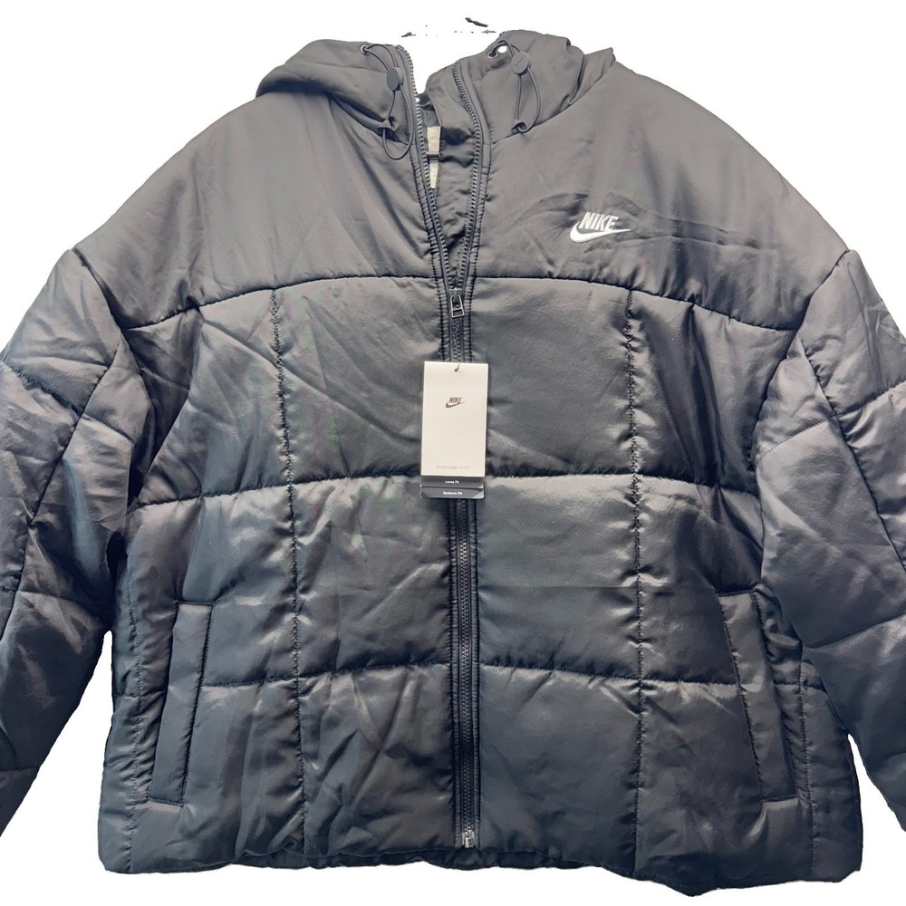 Nike Air Sportswear Therma-FIT Puffer Jacket Women Size XL MSRP $140 Loose Fit